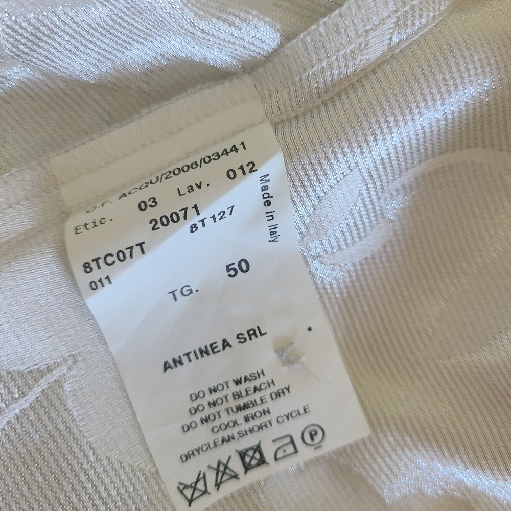 - NWT vintage Armani blazer size 14 dead stock white - Picture 7 of 11
